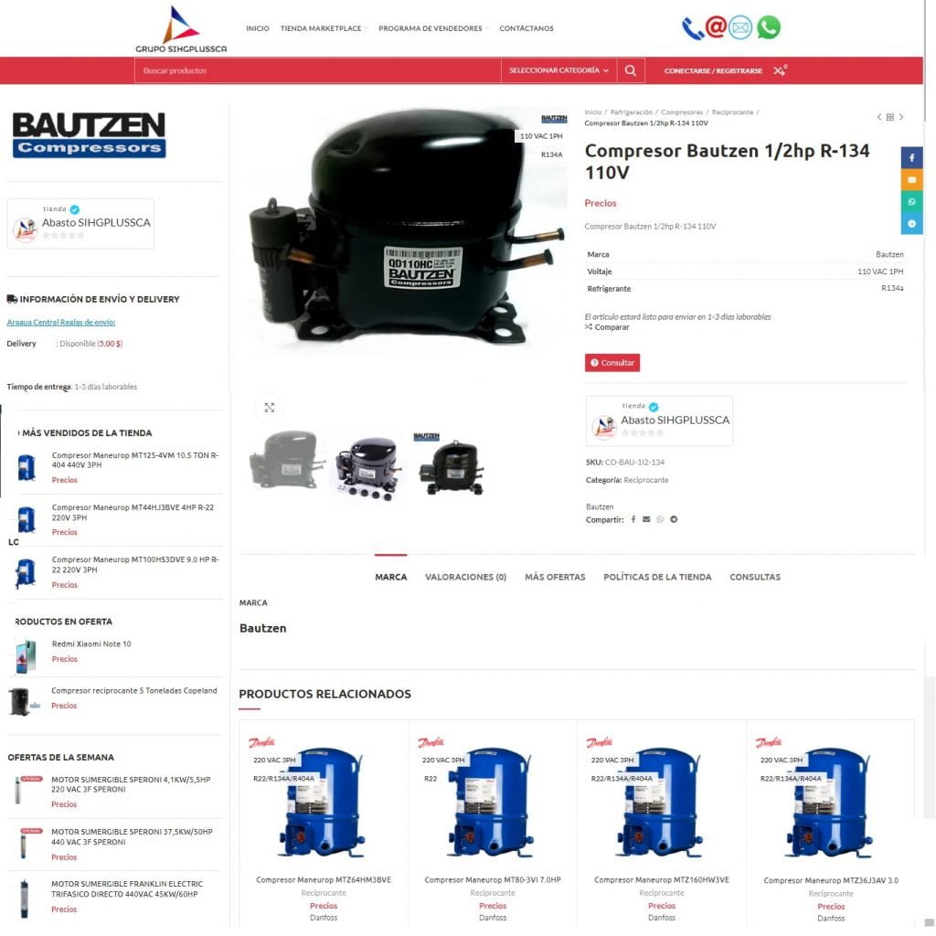 Vista producto de tienda 2 n
